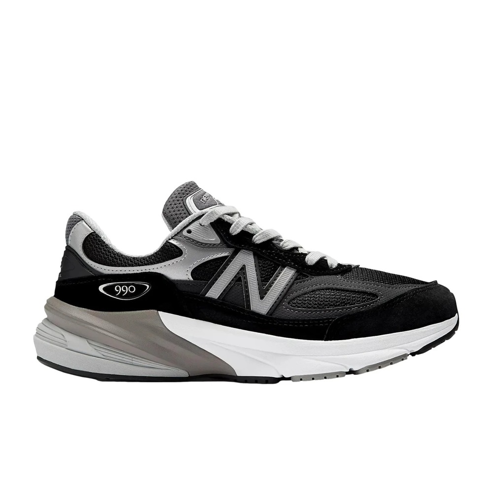 New Balance 990 V6 Kids Size 5.5 Running Shoes Black/Grey Sneakers GC990BK6 NEW